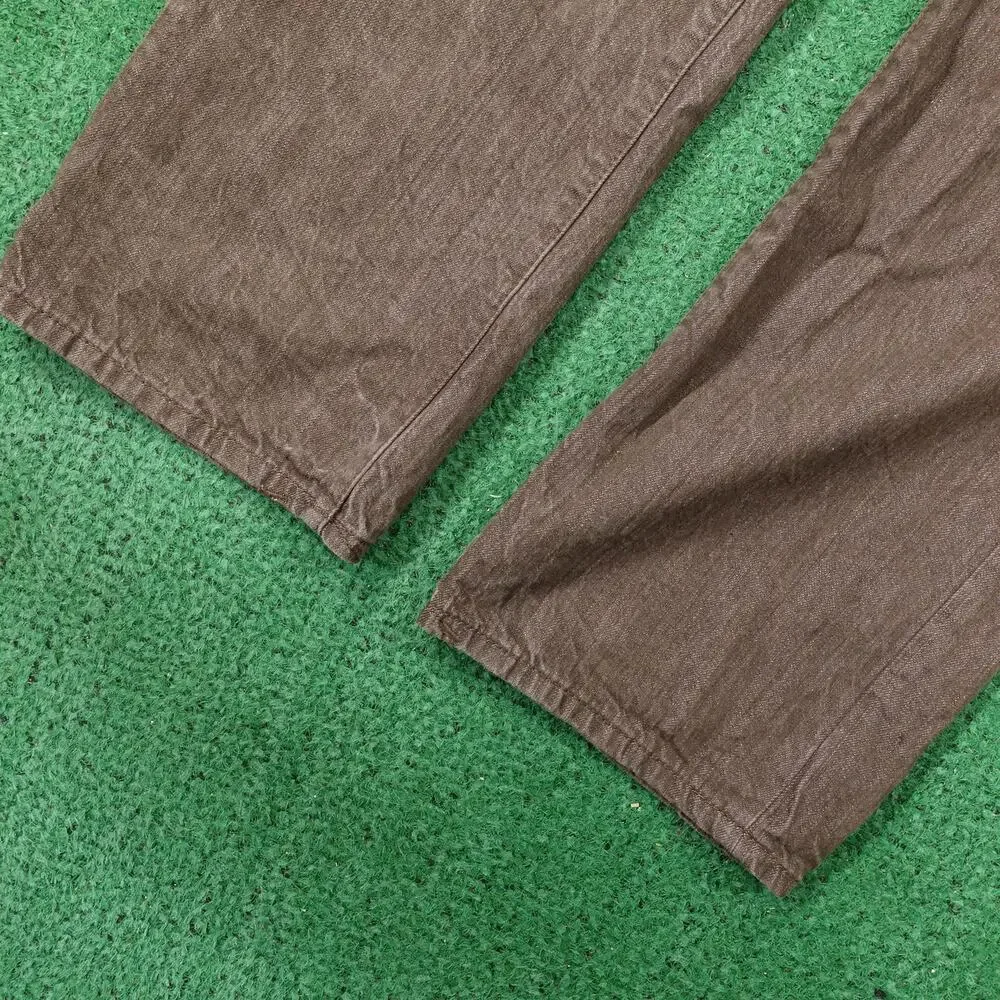 SEAN JOHN HAMILTON RELAXED FIT BROWN‎ POCKET FLAP JEANS MENS SIZE 34